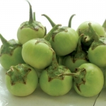 green white kermit african eggplant seeds